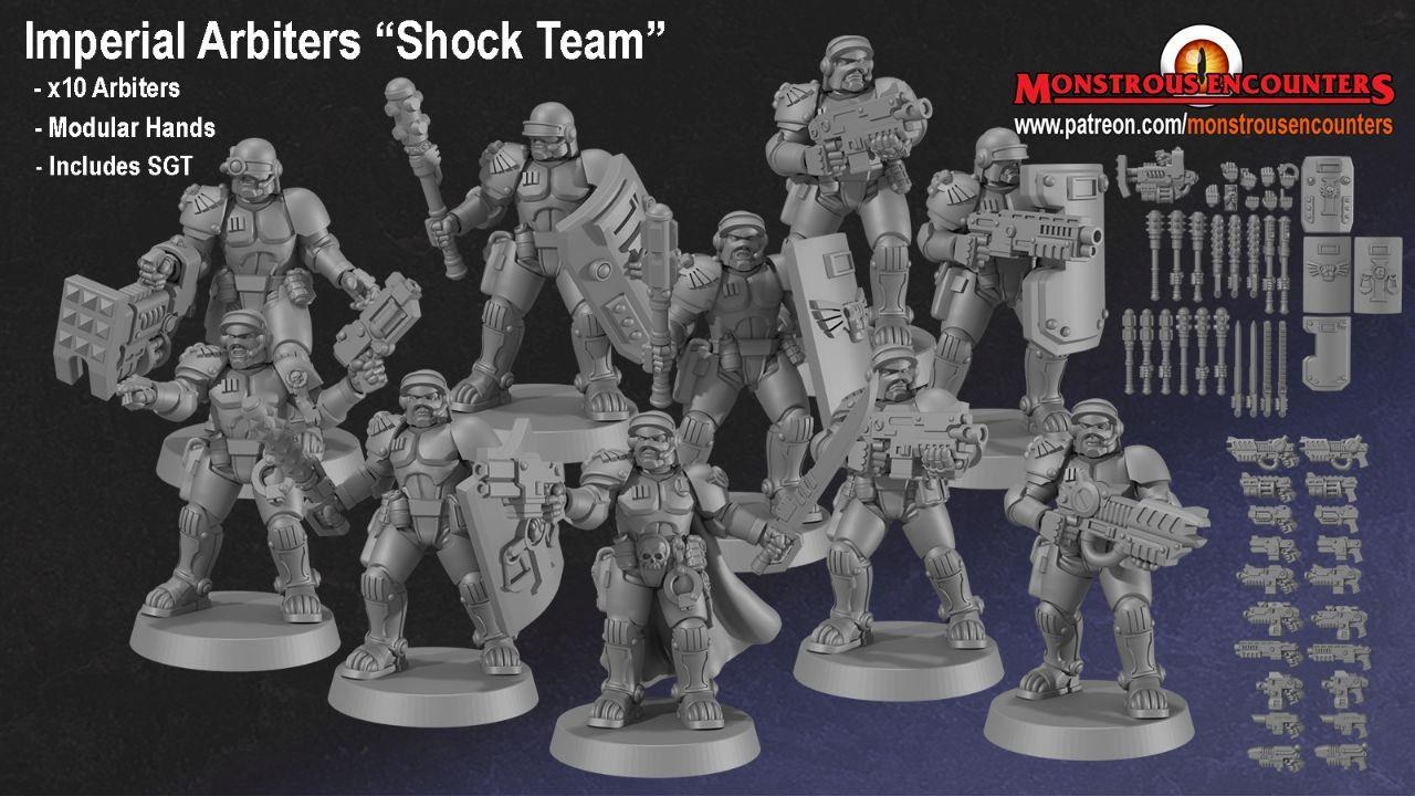 Monstrous Encounters - Imperial Arbiters — 3D model download
