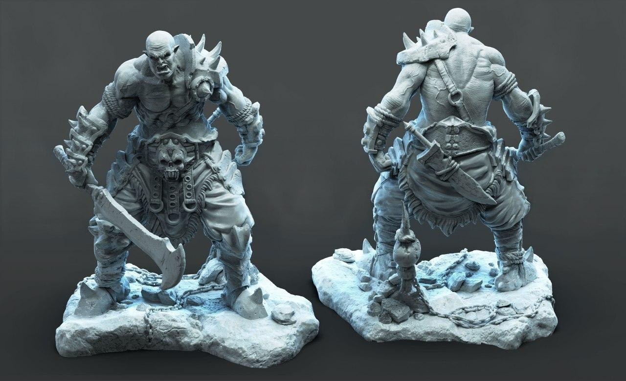 ORC HORDE MINIATURES 3D print set — 3D model download