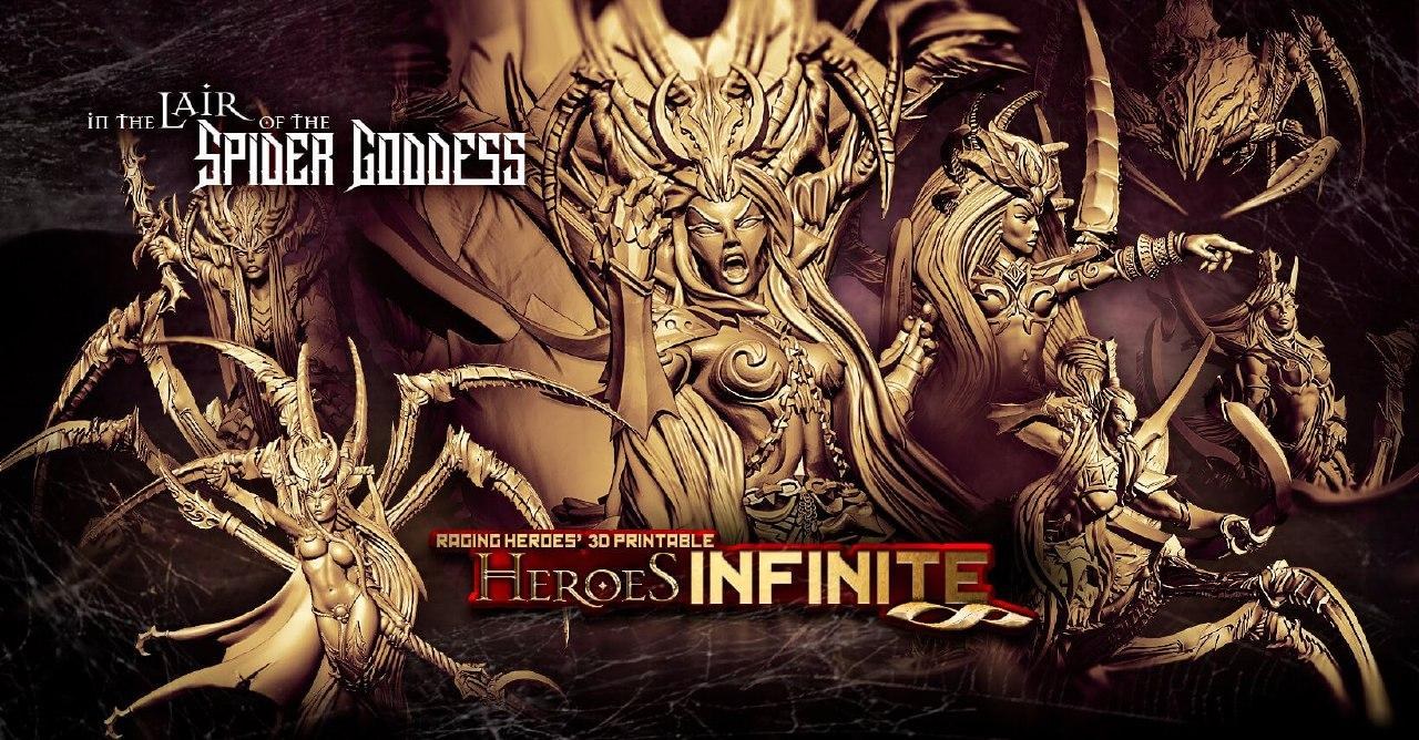Raging Heroes - Lair of the Spider Goddess — 3D model download