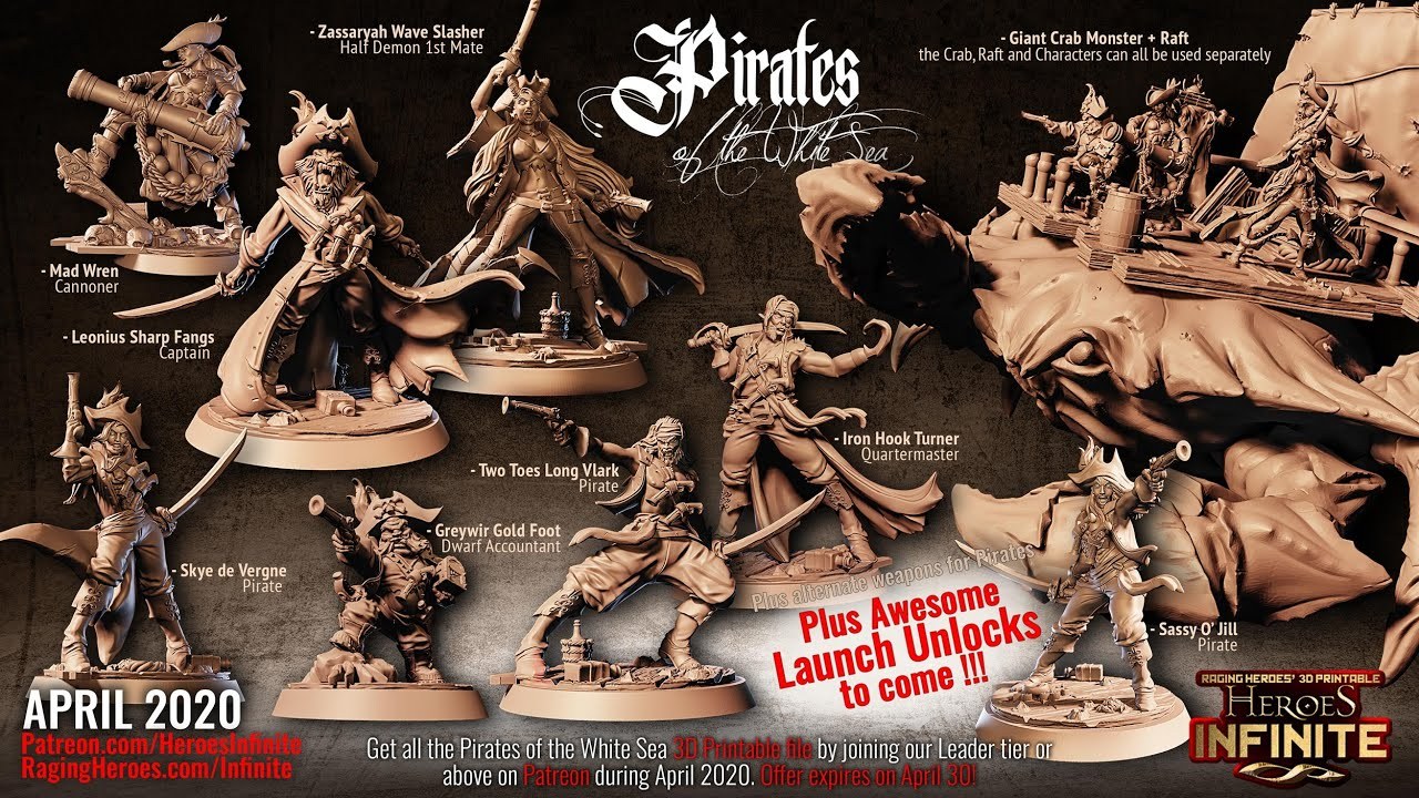 Raging Heroes - Pirates of the White Sea — 3D model download