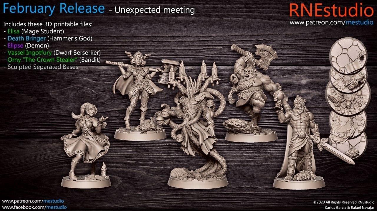 Unexpected Encounter - February 2020 — 3D model download