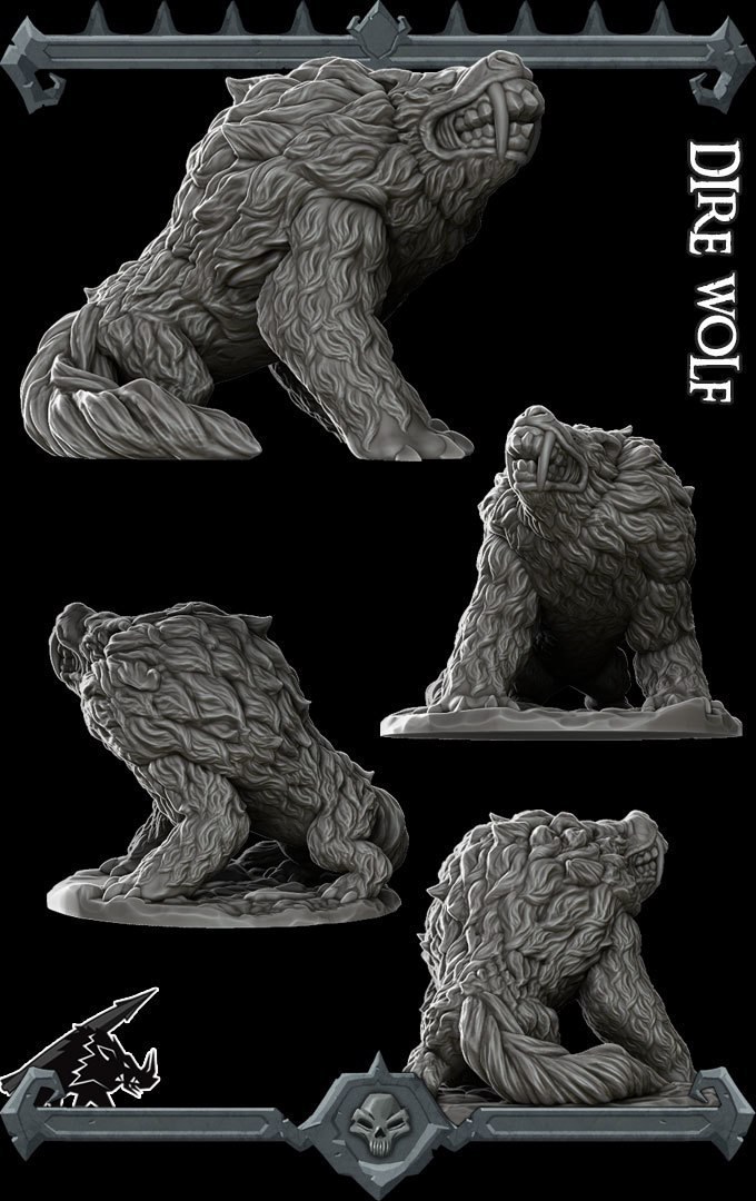 Rocketpig Direwolf — 3D model download