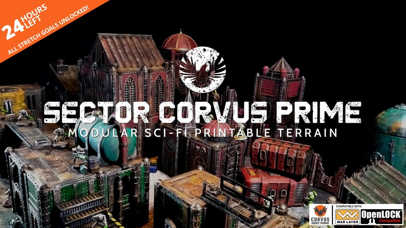 Sector Corvus Prime - Kickstarter Pack — 3D model download
