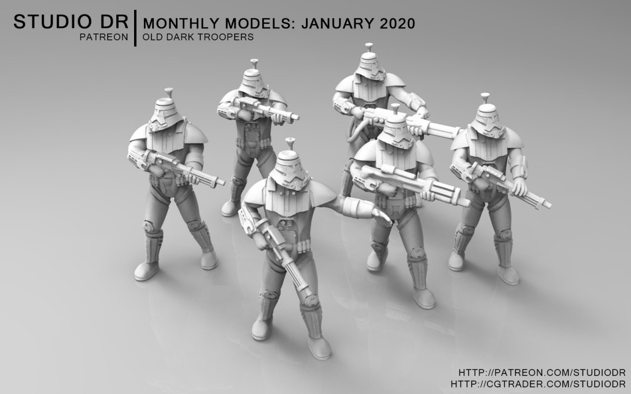 January 2020 — 3D model download