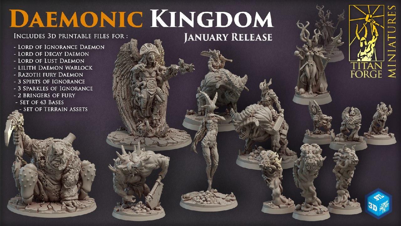 Titan Forge January - Daemonic Kingdom — 3D model download