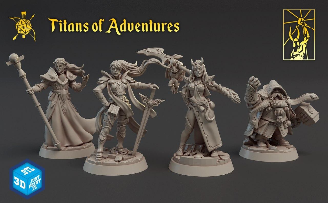 Titans of Adventures - RPG — 3D model download