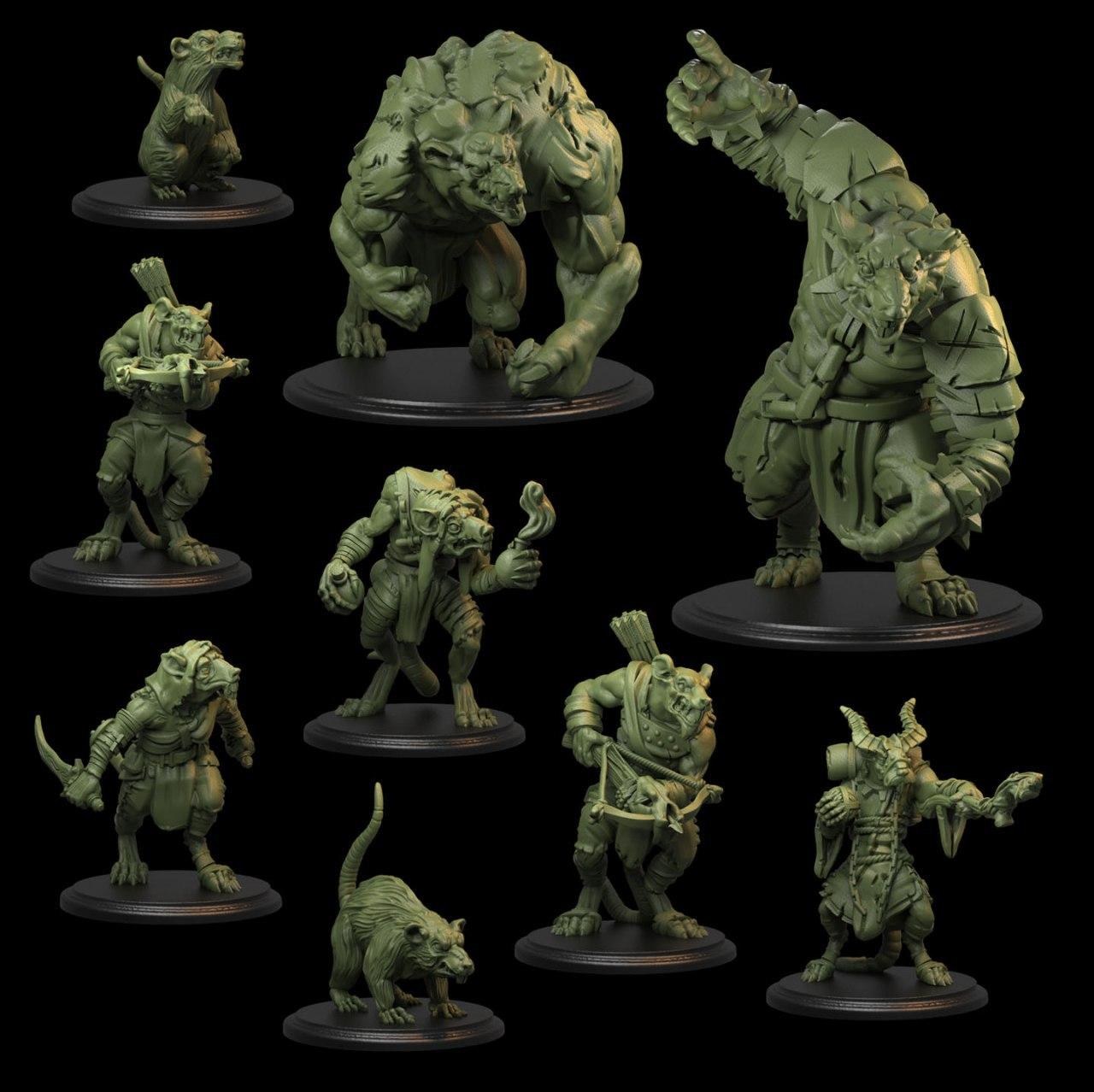 Tytantroll Ratpack Bundle - January 2020 — 3D model download