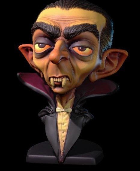 Dracul Bust — 3D model download
