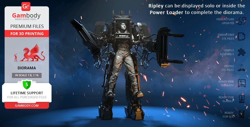 Alien Ellen Ripley — 3D model download