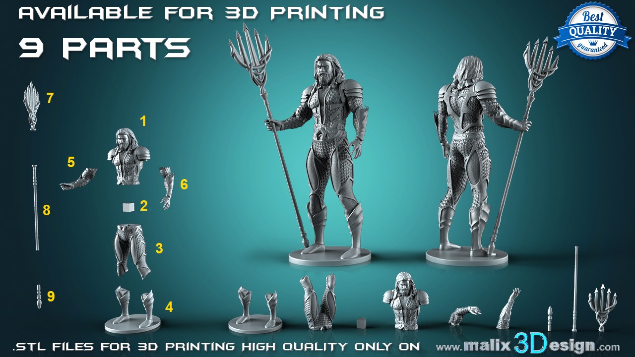 Aquaman sanix — 3D model download