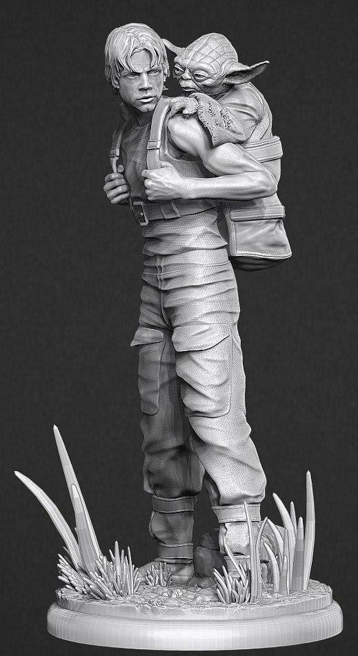 Luke yoda — 3D model download