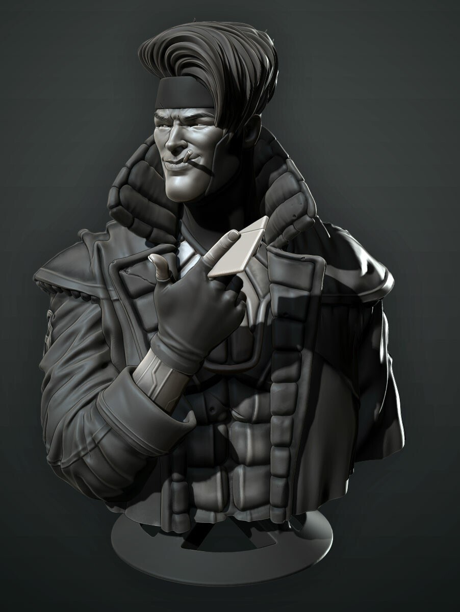 Eastman - Gambit Bust — 3D model download