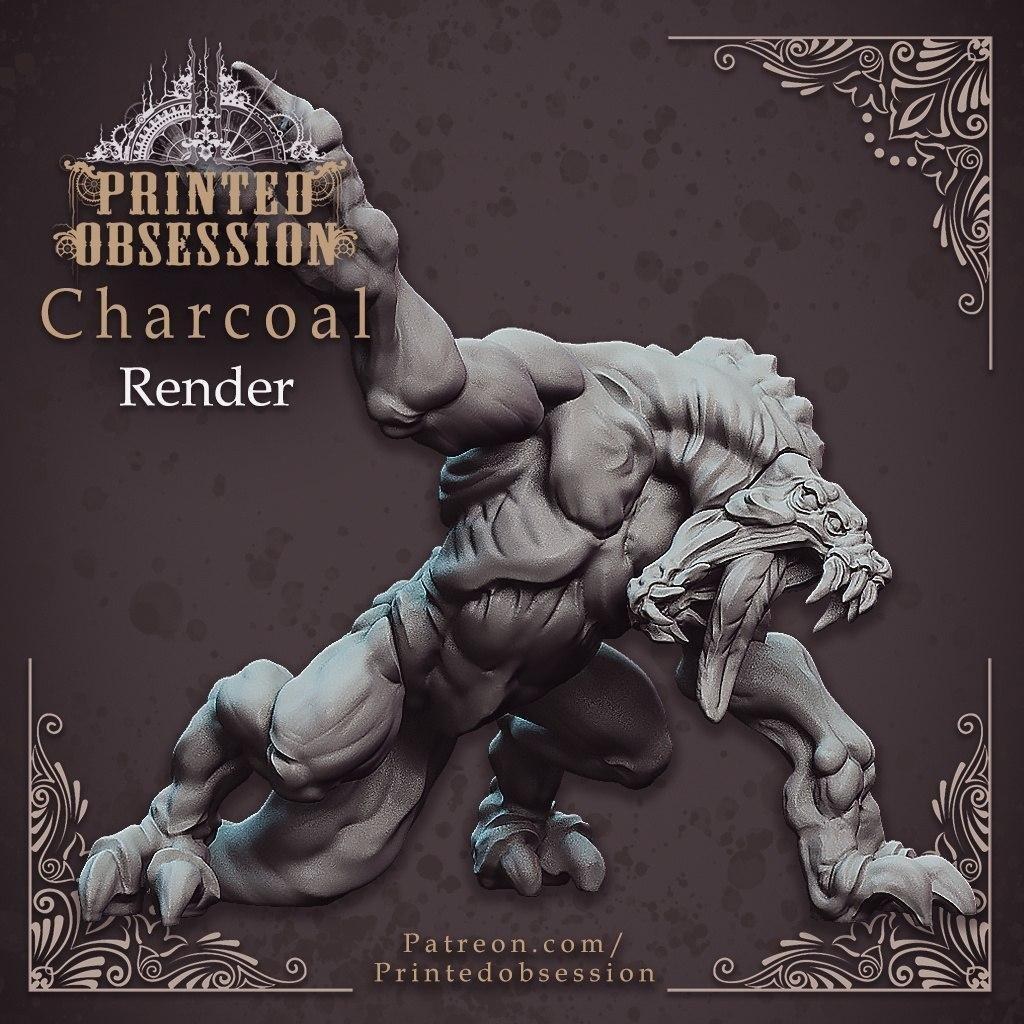 Printed Obsession Junio 2020 Charcoal render — 3D model download