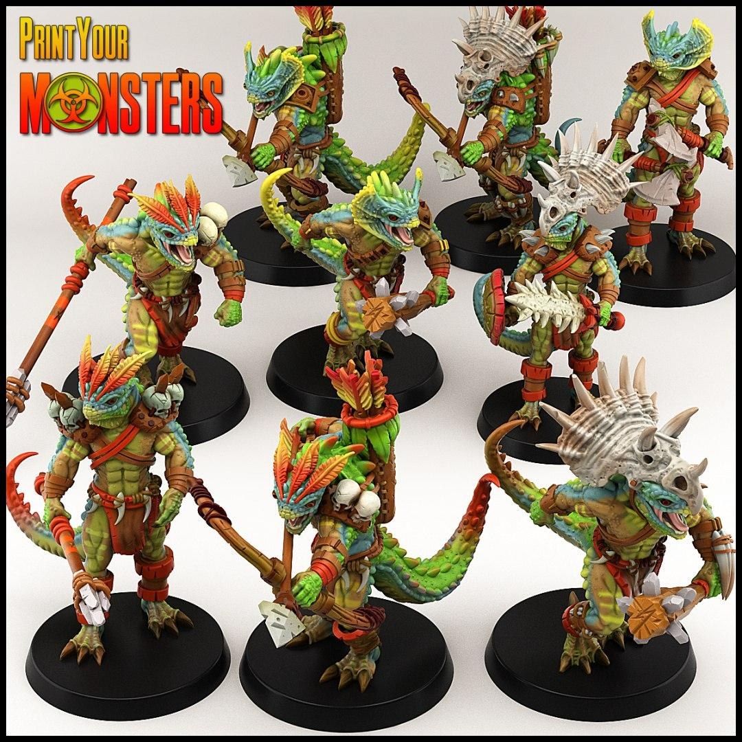Lizardmen — 3D model download