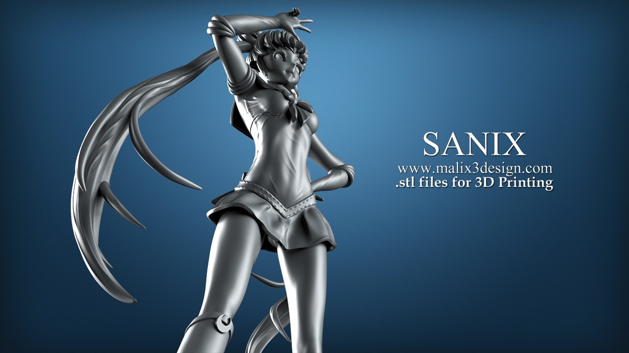 Sailor Moon sanix — 3D model download