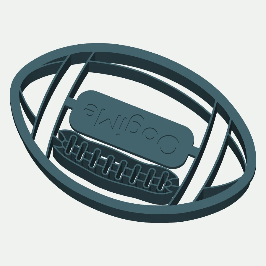 Football Cookie Cutter