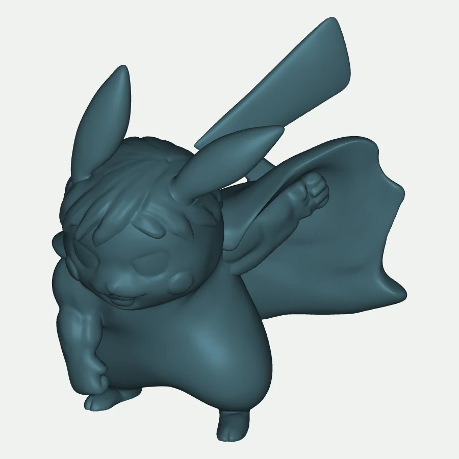 Pikachu Superhero Figurine