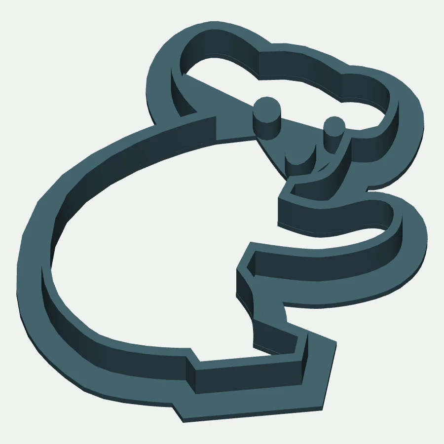 Koala cookie cutter
