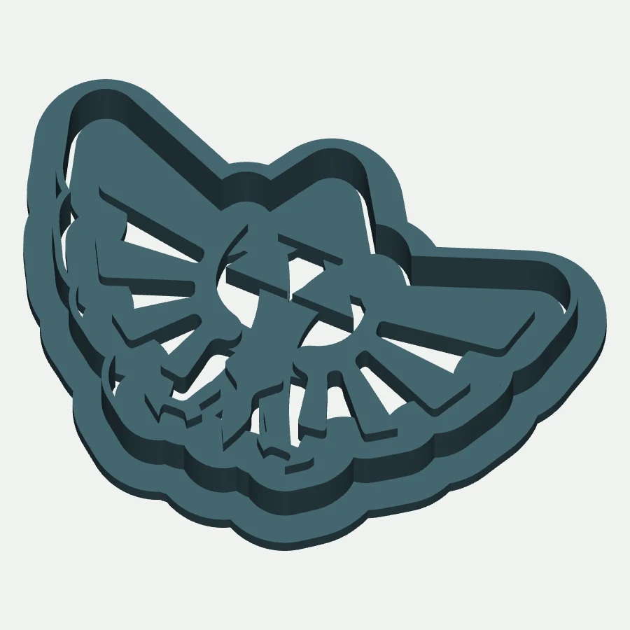 Zelda Cookie Cutter - Hyrule Symbol