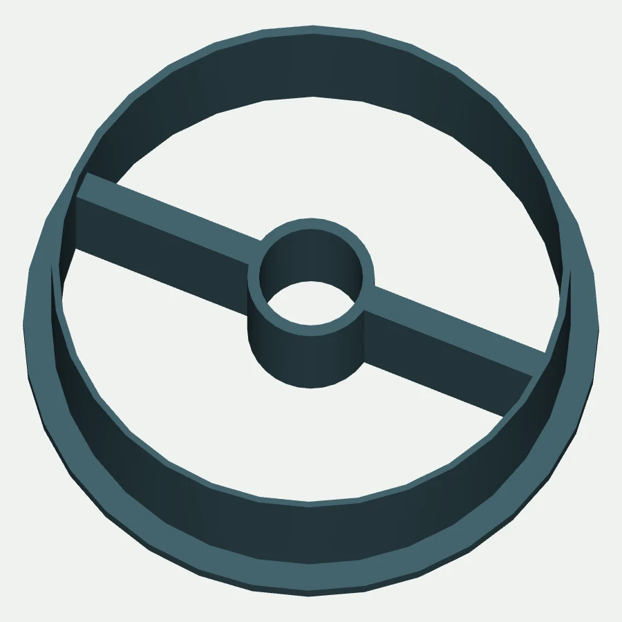 Pokeball Cookie Cutter