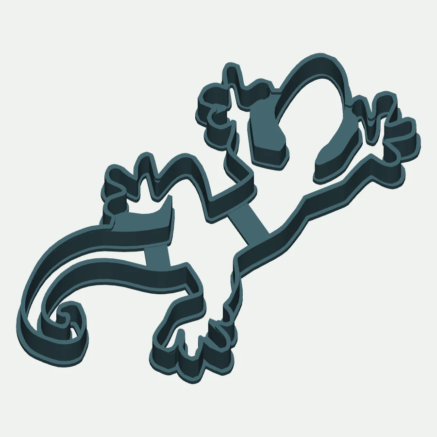 Gecko Cookie Cutter