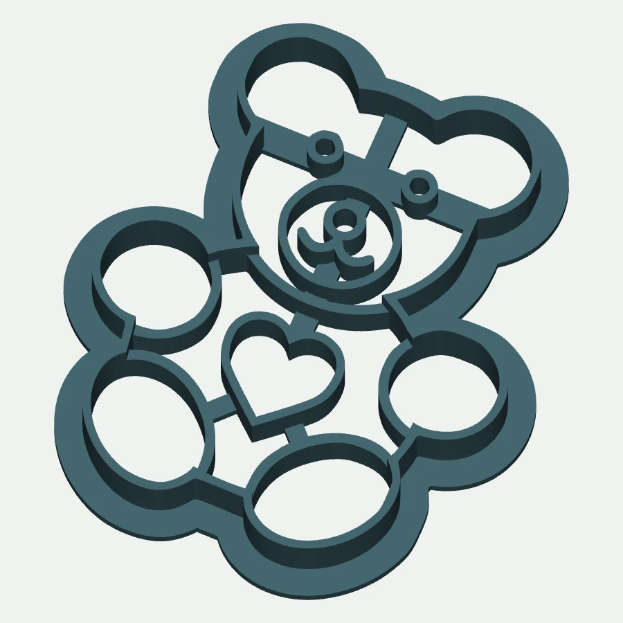 Teddy Bear Cookie Cutter