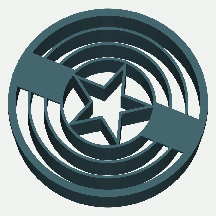 Captain America - cookie cutter - configurator
