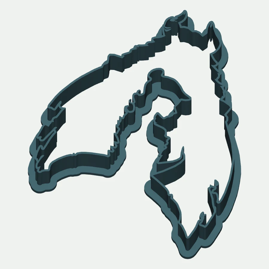 Beauty and the Beast Cookie Cutter