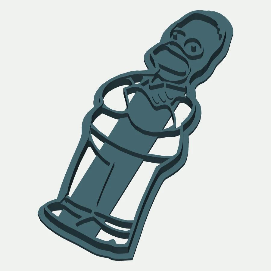 Homer Simpson - cookie cutter