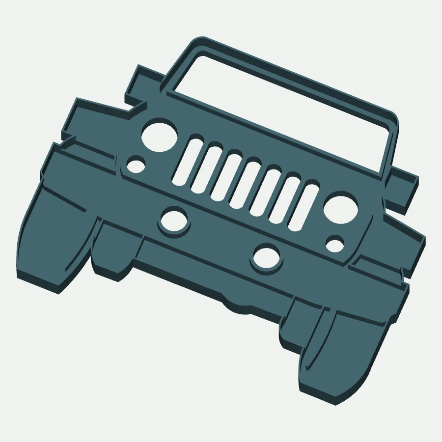 Jeep Wrangler Cookie Cutter