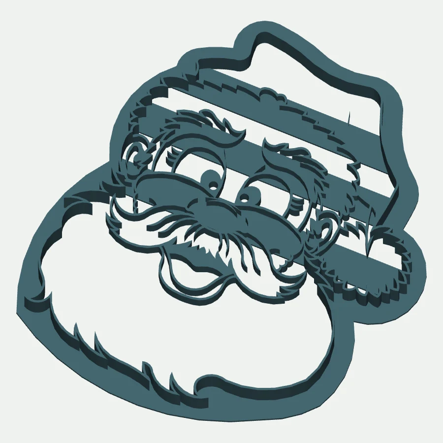 Christmas Santa Cookie Cutter