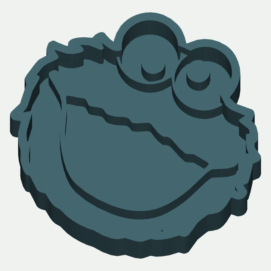 Cookie Monster Cookie cutter