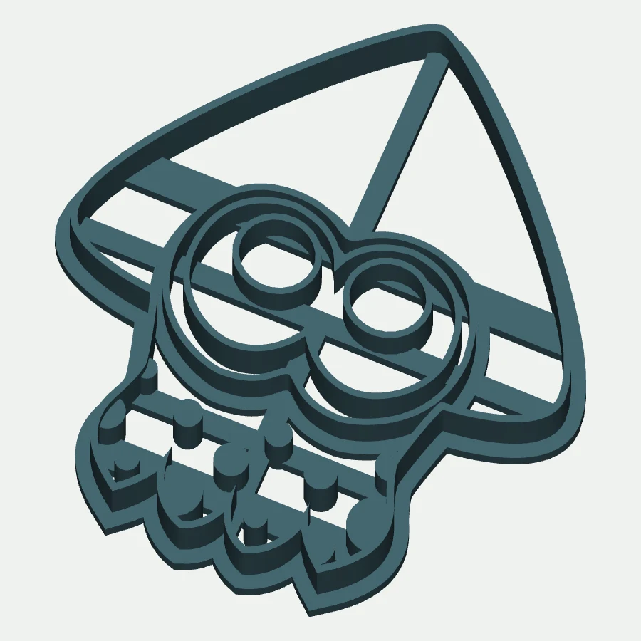 Splatoon Squid Cookie Cutter
