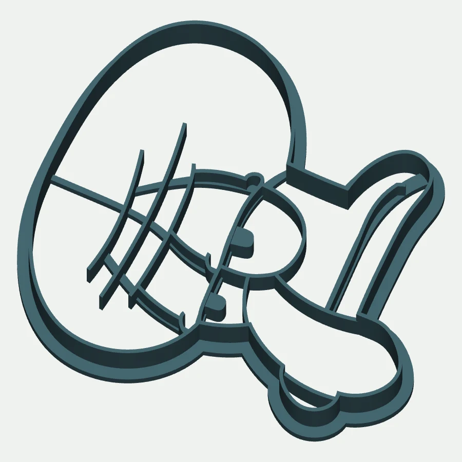 Squidward Tentacles - Cookie Cutter