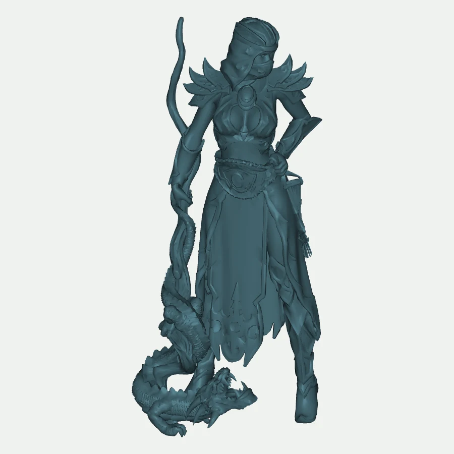 Dragon Mage with Staff