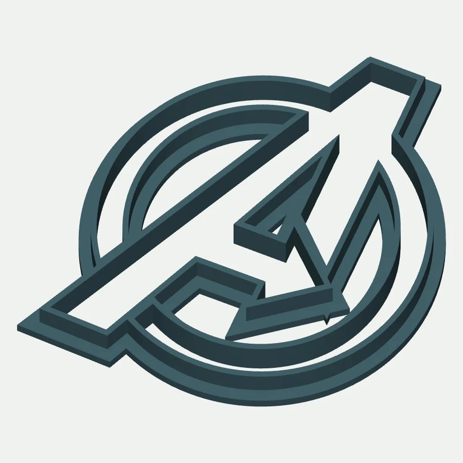 Avengers Logo Cookie Cutter