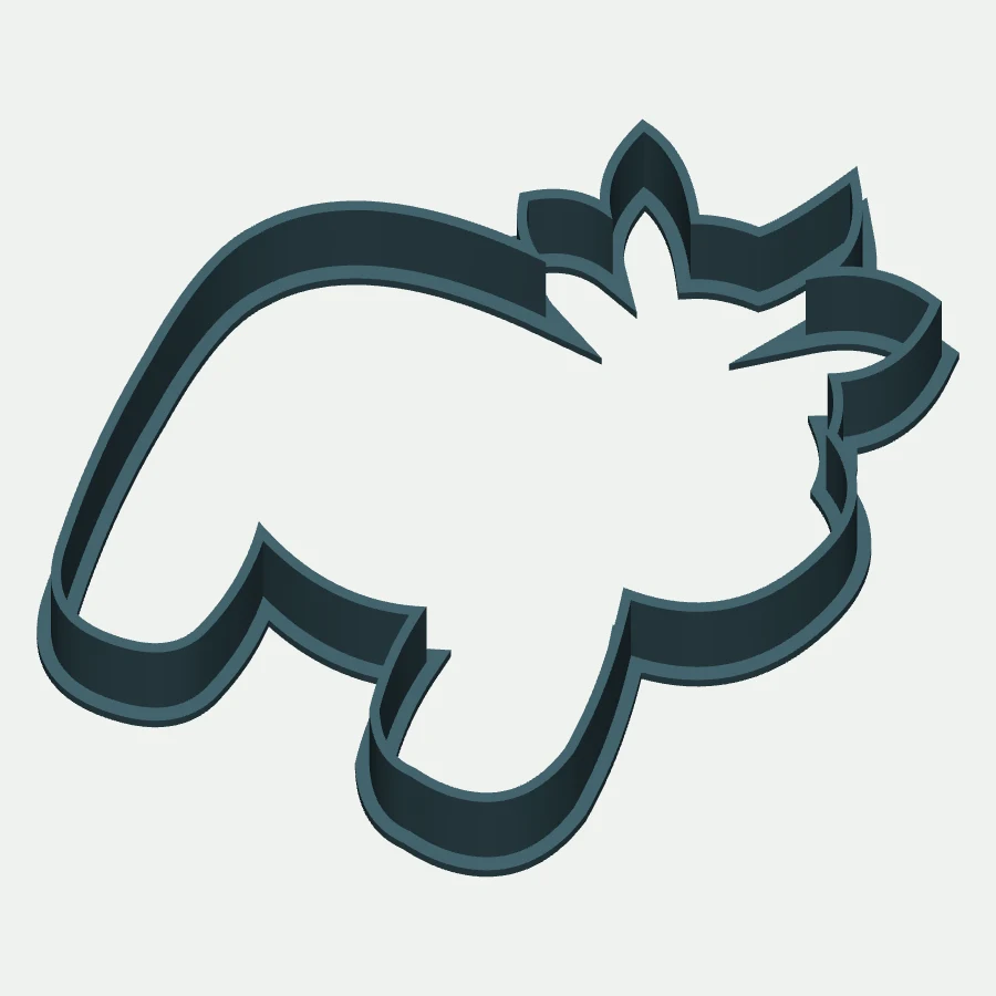 Cow Outline Cookie Cutter