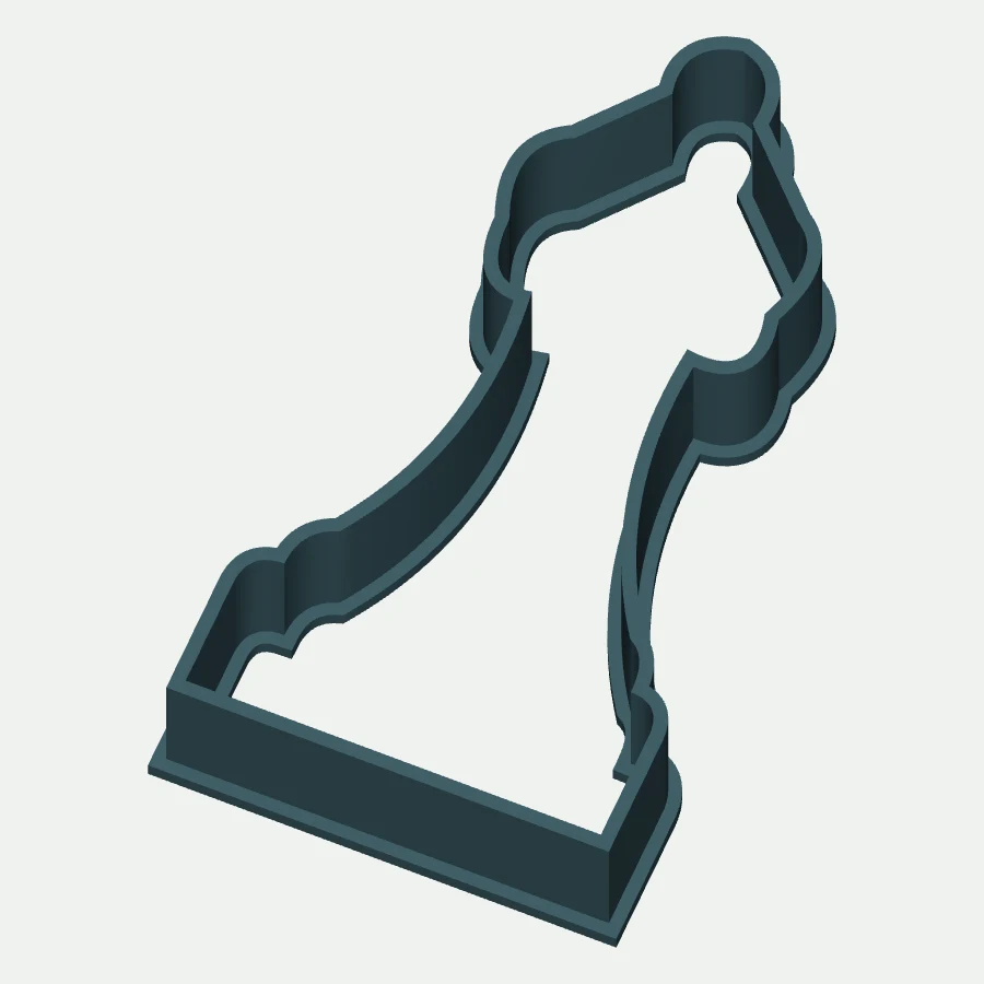 Bishop Chess Piece Cookie Cutter