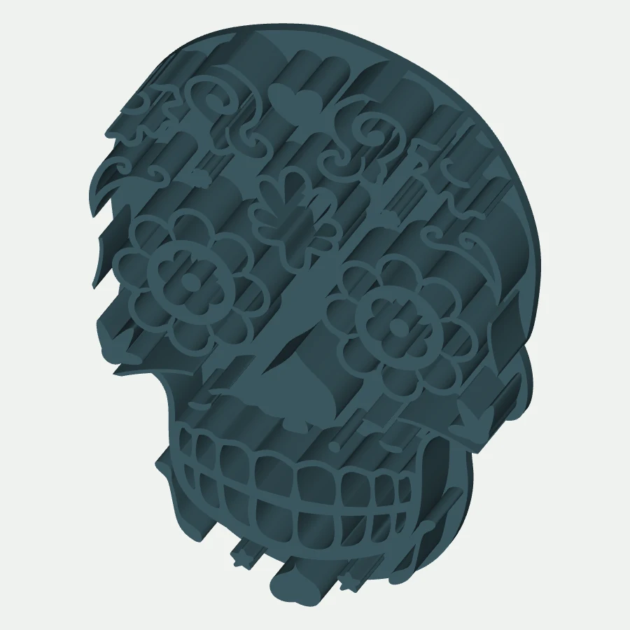 Mexican Skull Cookie Cutter