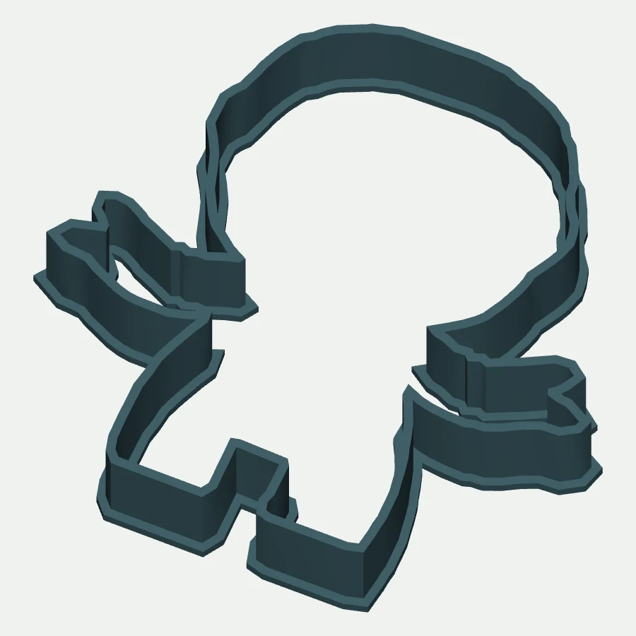 Scarf Character Cookie Cutter