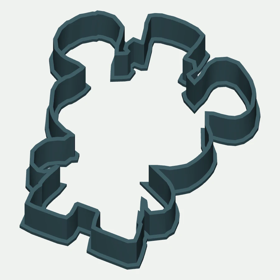 Bart Simpson Outline Cookie Cutter