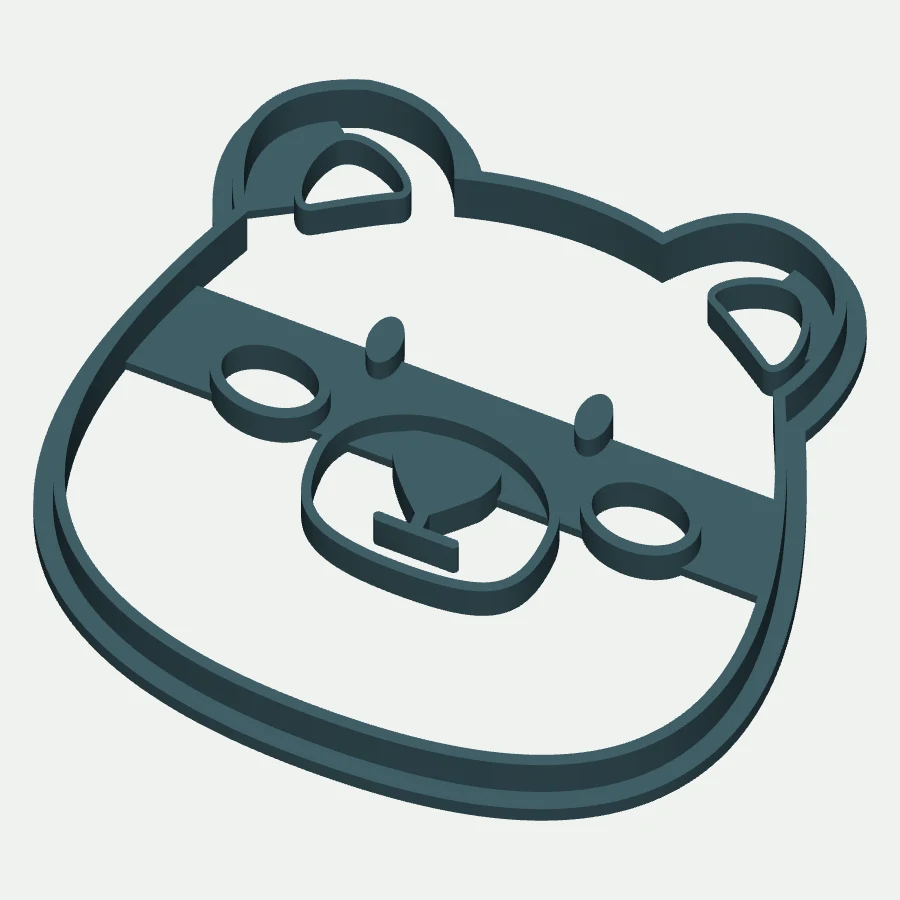 Bear Face Cookie Cutter