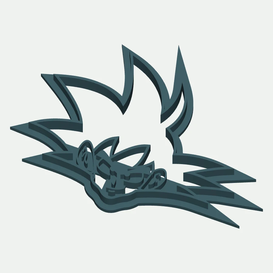 Goku Cookie Cutter