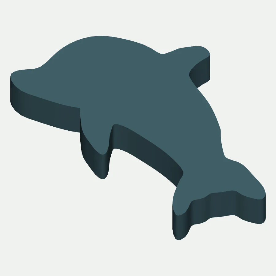 Sea - dolphin Cookie Cutter