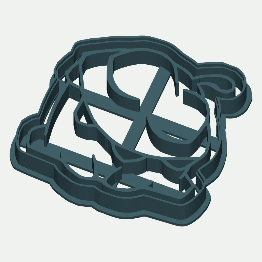 Om Nom 5 Cookie Cutter