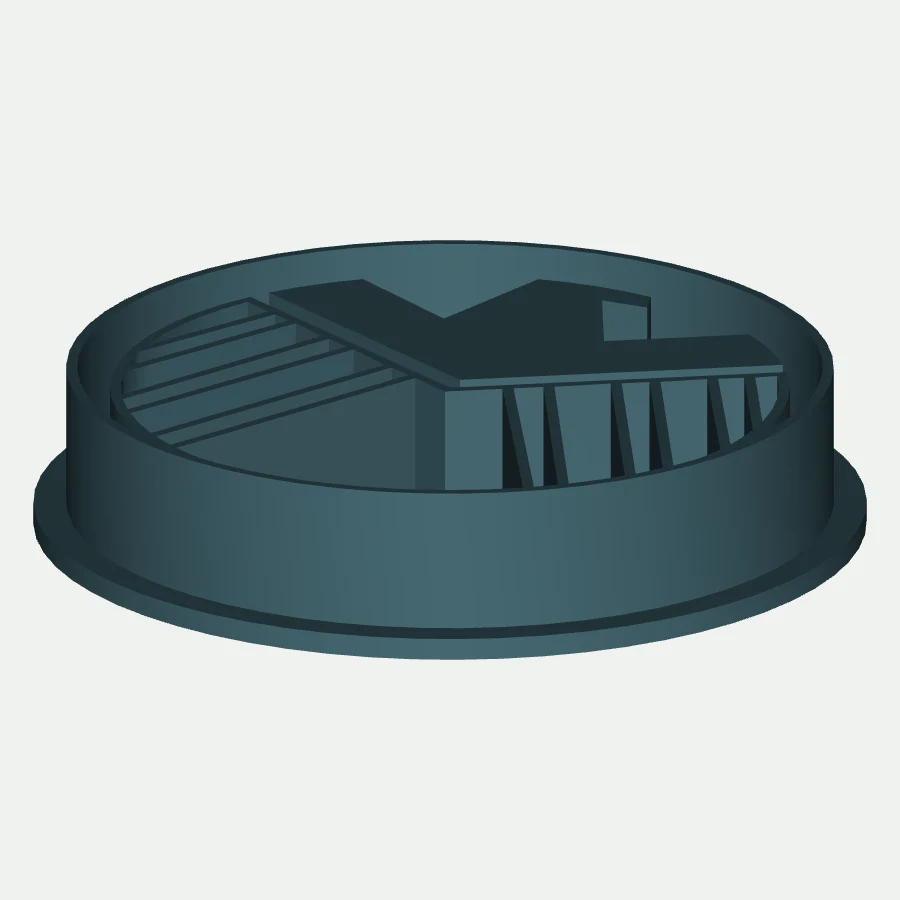 SHIELD Logo Cookie Cutter