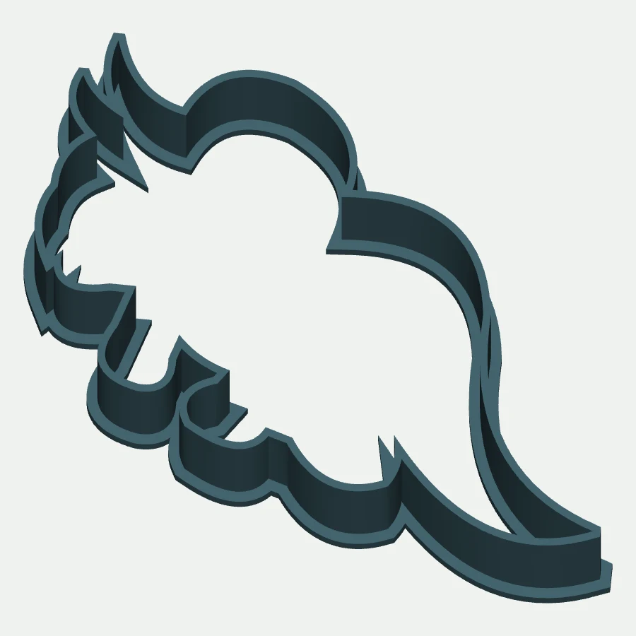 Triceratops Cookie Cutter