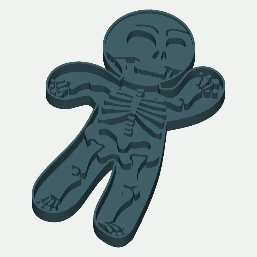 Skeleton Cookie Stamp