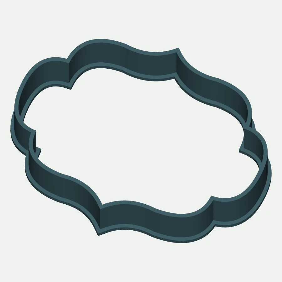Decorative Frame Cookie Cutter - Variant 4B