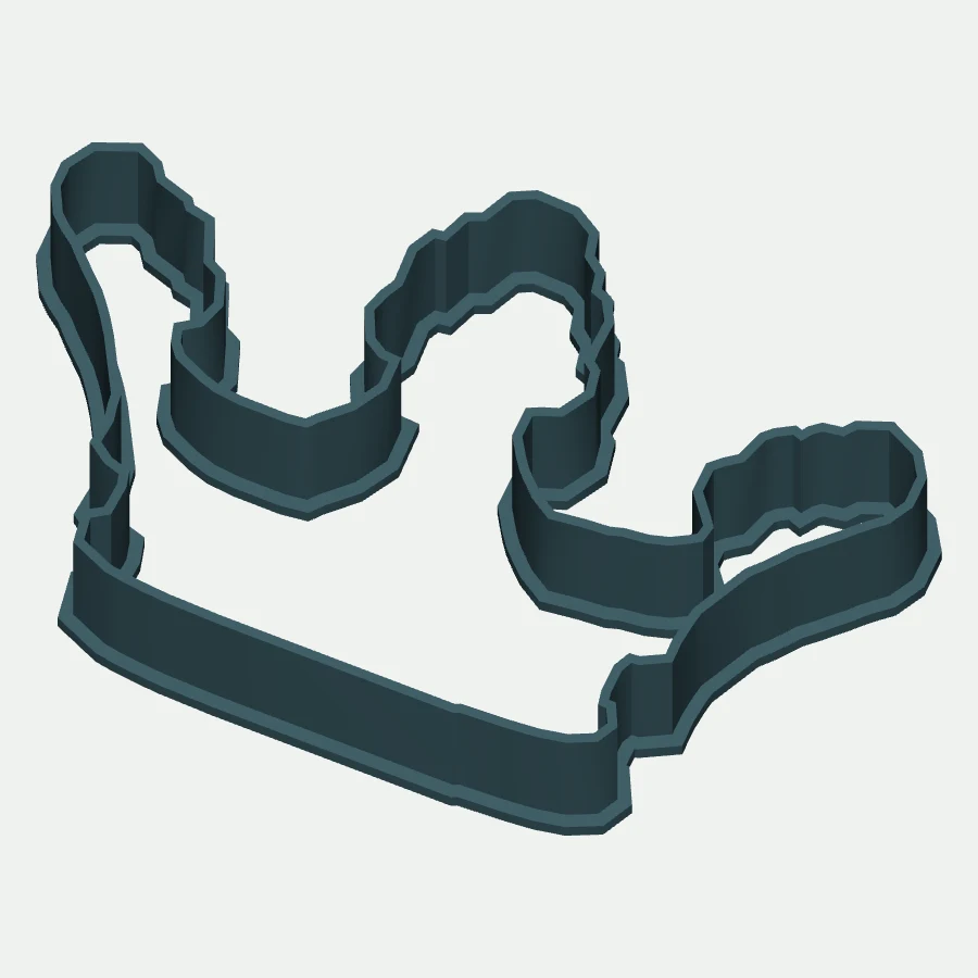 Crown Cookie Cutter - Variant 5